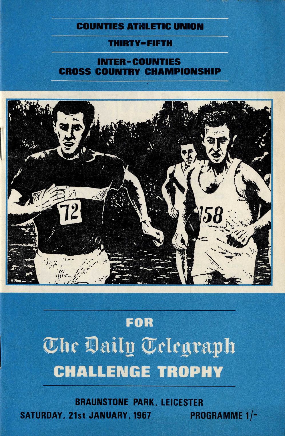 Inter-Counties Cross-Country Championship Programme 1967