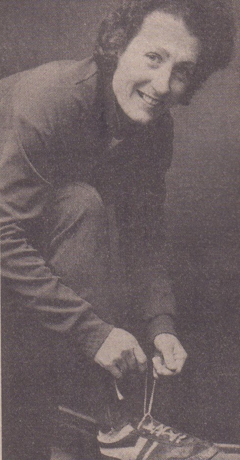 Barbara Banks prepares for training