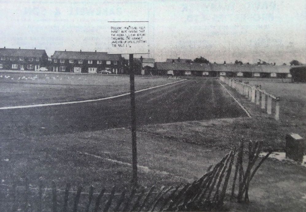 Lingham Park Sports Ground and the ideal running track which no-one wants to use