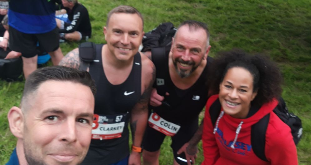 Steve Cosgrove, Steve Clarke, Colin Melia and Michelle Alty