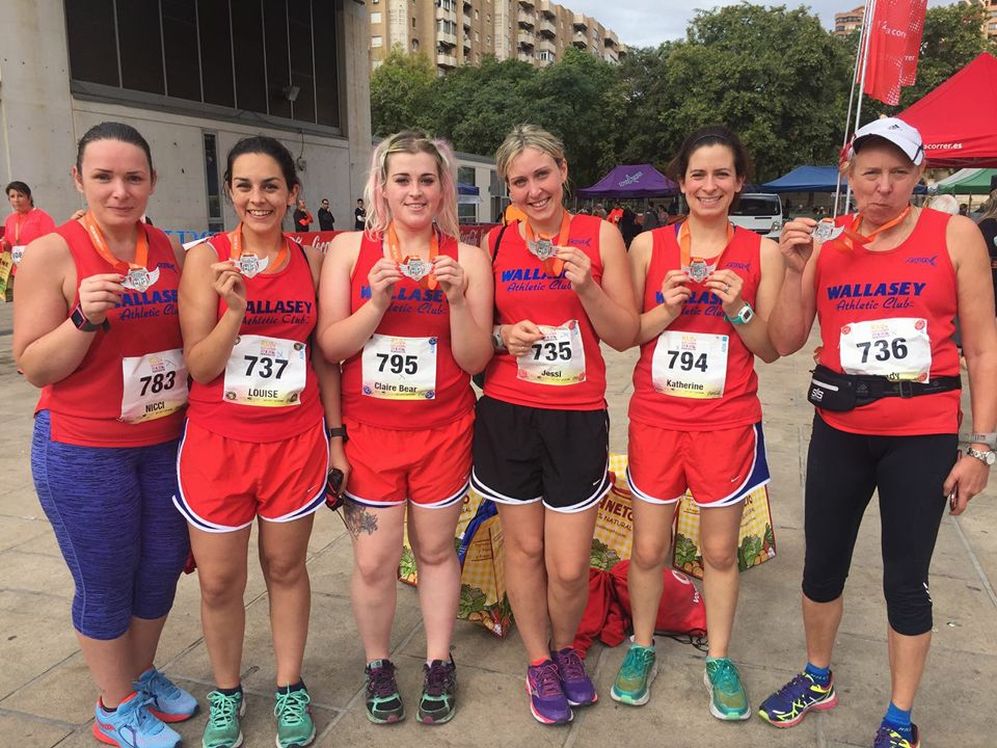 Nicci Chapman, Louise Marsden, Claire Marsden, Jessikha Ellison, Katherine Holley and Sandra Ellison