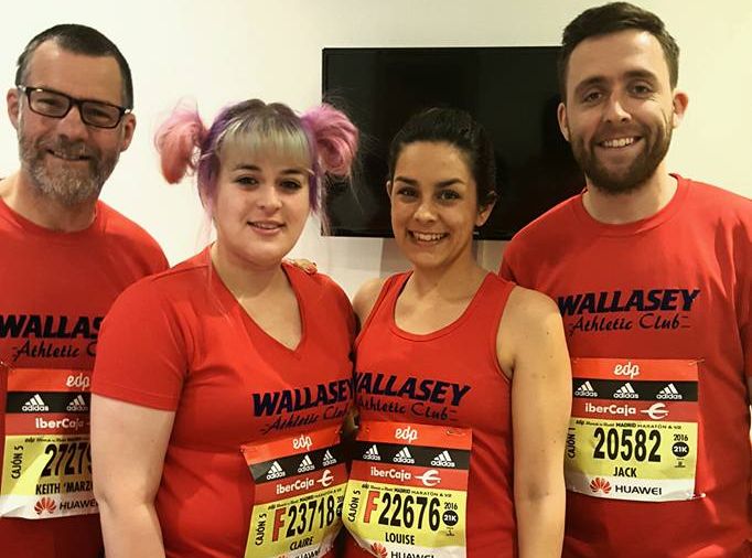 Keith, Claire and Louise Marsden and Jack Poland