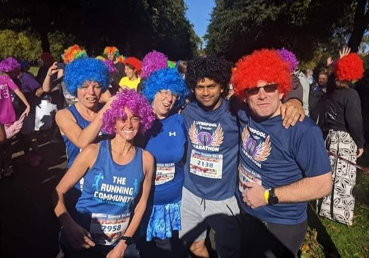 Moira Gartland, Sharron Ainslie, Sue Foster, Abir Ali and Stewart Foster