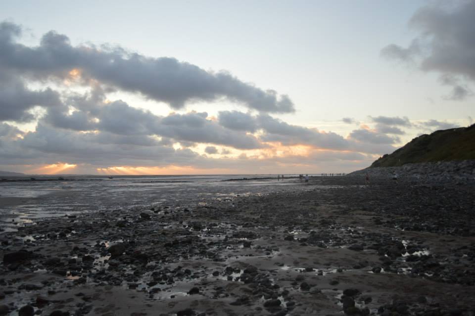 Sunset over the River Dee